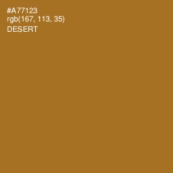 #A77123 - Desert Color Image