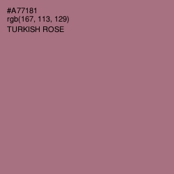 #A77181 - Turkish Rose Color Image