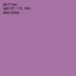 #A771A4 - Wisteria Color Image
