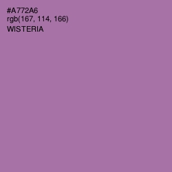 #A772A6 - Wisteria Color Image
