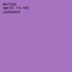#A772C0 - Lavender Color Image