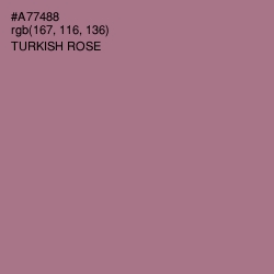 #A77488 - Turkish Rose Color Image