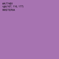 #A774B1 - Wisteria Color Image