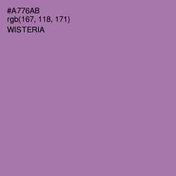 #A776AB - Wisteria Color Image