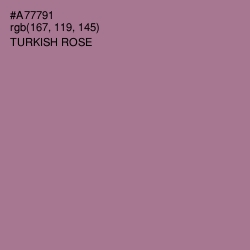 #A77791 - Turkish Rose Color Image