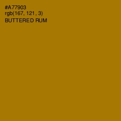 #A77903 - Buttered Rum Color Image