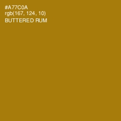 #A77C0A - Buttered Rum Color Image