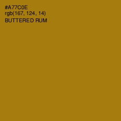 #A77C0E - Buttered Rum Color Image