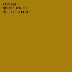 #A77E0A - Buttered Rum Color Image