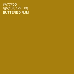 #A77F0D - Buttered Rum Color Image