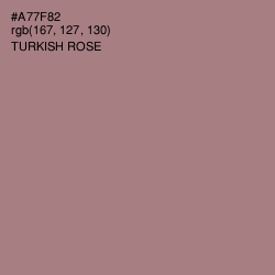 #A77F82 - Turkish Rose Color Image