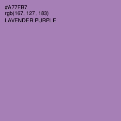 #A77FB7 - Lavender Purple Color Image