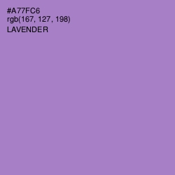 #A77FC6 - Lavender Color Image