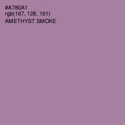 #A780A1 - Amethyst Smoke Color Image
