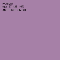 #A780A7 - Amethyst Smoke Color Image