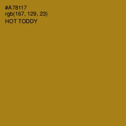 #A78117 - Hot Toddy Color Image