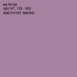 #A781A0 - Amethyst Smoke Color Image