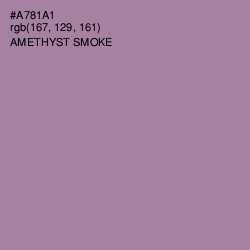 #A781A1 - Amethyst Smoke Color Image