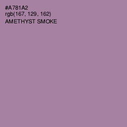 #A781A2 - Amethyst Smoke Color Image