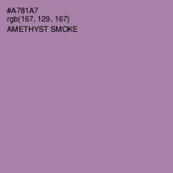 #A781A7 - Amethyst Smoke Color Image