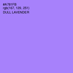 #A781FB - Dull Lavender Color Image