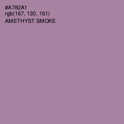 #A782A1 - Amethyst Smoke Color Image