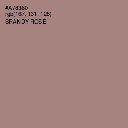 #A78380 - Brandy Rose Color Image