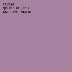 #A783A1 - Amethyst Smoke Color Image