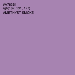 #A783B1 - Amethyst Smoke Color Image