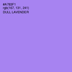 #A783F1 - Dull Lavender Color Image