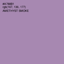 #A788B1 - Amethyst Smoke Color Image