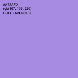 #A78AE2 - Dull Lavender Color Image
