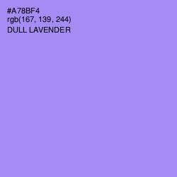 #A78BF4 - Dull Lavender Color Image
