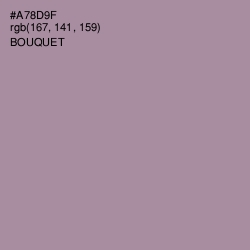 #A78D9F - Bouquet Color Image