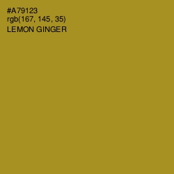 #A79123 - Lemon Ginger Color Image