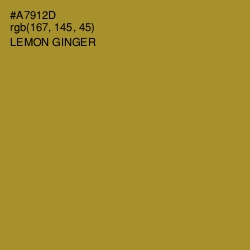 #A7912D - Lemon Ginger Color Image