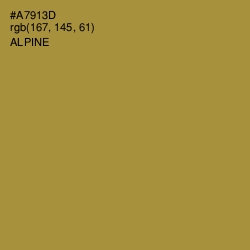 #A7913D - Alpine Color Image