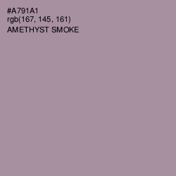 #A791A1 - Amethyst Smoke Color Image