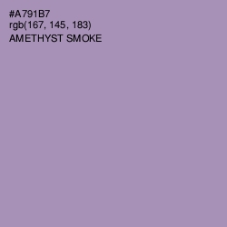 #A791B7 - Amethyst Smoke Color Image