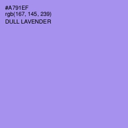 #A791EF - Dull Lavender Color Image