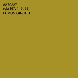 #A79227 - Lemon Ginger Color Image