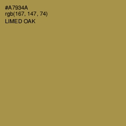 #A7934A - Limed Oak Color Image