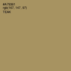 #A79361 - Teak Color Image