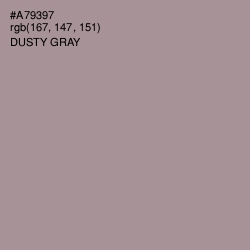 #A79397 - Dusty Gray Color Image