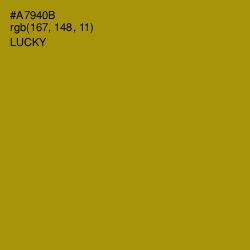 #A7940B - Lucky Color Image