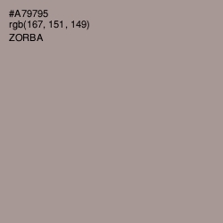#A79795 - Zorba Color Image