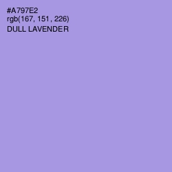 #A797E2 - Dull Lavender Color Image