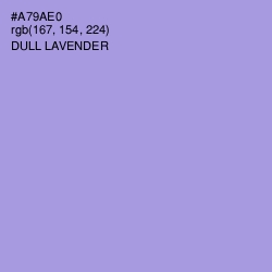 #A79AE0 - Dull Lavender Color Image