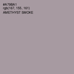 #A79BA1 - Amethyst Smoke Color Image