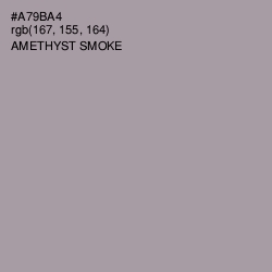 #A79BA4 - Amethyst Smoke Color Image